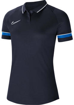 Nike Academy 21 Women Polo-Shirt (CV2673) obsidian/white/royal blue/white