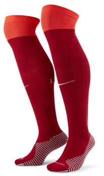 Nike Liverpool FC 2021/22 Stadium Home Over-the-Calf-Fußballsocken (DB2577) rot