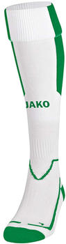 JAKO Stutzenstrumpf Lazio weiß/sportgrün