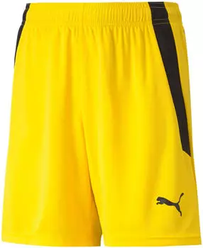 Puma Kinder Shorts teamLIGA Shorts Jr cyber yellow/puma black