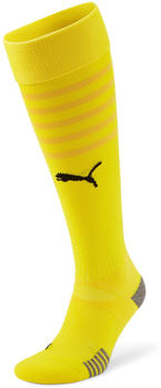 Puma Herren teamFINAL Socks cyber yellow/puma black