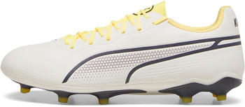 Puma King Pro FG/AG (107566) alpine snow/asphalt/yellow blaze