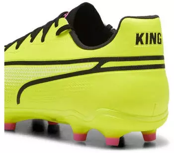 Puma King Pro FG/AG (107566) electric lime/black/poison pink – Optimale Ballkontrolle dank hochwertiger Materialien
