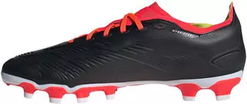 Adidas Predator 24 League Low MG (IG7725) core black/cloud white/solar red – Adidas Predator 24 League Low MG: Perfekte Wahl für Kunstrasen