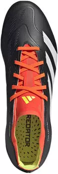 Adidas Predator 24 League Low FG (IG7762) core black/cloud white/solar red – Hochwertige Materialien für optimalen Komfort