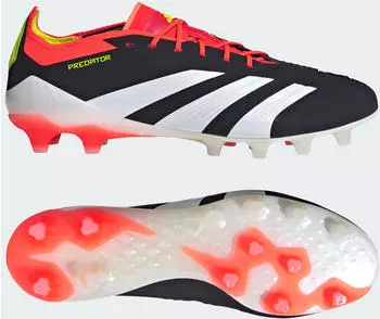 Adidas Predator 24 Elite Low AG (IG5453) core black/cloud white/solar red – Entdecken Sie die Perfektion auf dem Platz mit dem Adidas Predator 24 Elite Low AG (IG5453) core black/cloud white/solar red