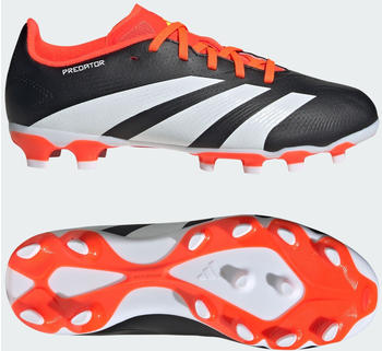 Adidas Predator 24 League Low MG Jr (IG5440) core black/cloud white/solar red – Perfekte Kontrolle auf dem Spielfeld mit dem Adidas Predator 24 League Low MG Jr (IG5440) core black/cloud white/solar red