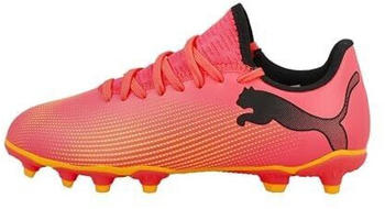 Puma Future 7 Play FG/AG Jr (107734) sunset glow/black/sun stream