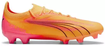 Puma Ultra Ultimate FG/AG (107744) sun stream/black/sunset glow – Puma Ultra Ultimate FG/AG (107744) sun stream/black/sunset glow: Der perfekte Fußballschuh für alle Böden