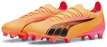 Puma Ultra Ultimate FG/AG (107744) sun stream/black/sunset glow – Hochwertige Materialien und Technologien für maximalen Komfort