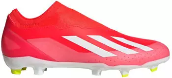 Adidas X Crazyfast League Laceless FG (IG0623) solar red/cloud white/team solar yellow 2