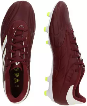 Adidas Copa Pure II League FG (IE7491) shadow red/cloud white/team solar yellow 2 – Adidas Copa Pure II League FG: Perfekte Wahl für Naturrasen