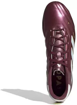 Adidas Copa Pure II Elite FG (IE7486) shadow red/cloud white/team solar yellow 2 – Adidas Copa Pure II Elite FG: Perfekte Ballkontrolle auf Naturrasen