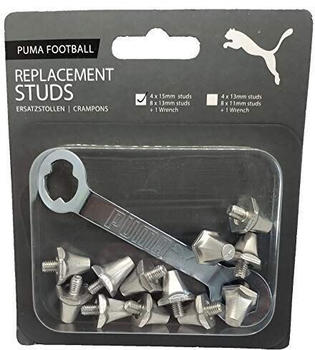 Puma Ersatzstollen Fußballschuhe 8x13mm 4x15mm Schlüssel Silbermetallic