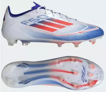 Adidas F50 Elite FG (IF8818) cloud white/solar red/lucid blue – Adidas F50 Elite FG (IF8818) – Perfekte Wahl für Naturrasen