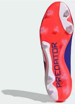 Adidas Predator Elite Laceless FG (IF6447) lucid blue/cloud white/solar red – Innovative Predator-Technologie für präzise Ballführung