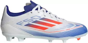 Adidas F50 League FG/MG Jr (IF1367) cloud white/solar red/lucid blue