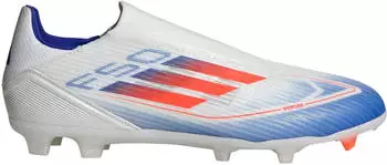 Adidas F50 League Laceless FG/MG (IE0606) cloud white/solar red/lucid blue
