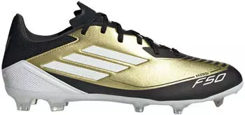 Adidas F50 League Messi FG/MG (IG9274) gold metallic/cloud white/core black