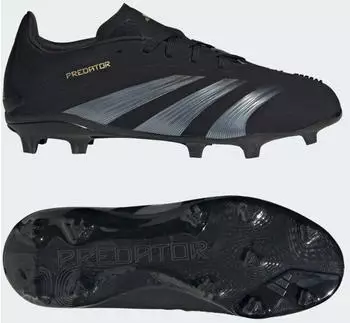 Adidas Predator Elite FG Kids (IF6359) core black/carbon/gold metallic – Adidas Predator Elite FG Kids: Perfekte Kontrolle auf dem Spielfeld