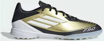 Adidas F50 League Messi TF (IG9282) gold metallic/cloud white/core black