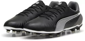 Puma King Match FG/AG (107863) black/white – Puma King Match FG/AG (107863) black/white: Der Allrounder für den Fußballplatz