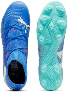 Puma Future 7 Match FG/AG (107931) bluemazing/white/electric peppermint – Hervorragender Komfort und Leichtgewichtigkeit