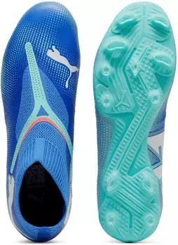 Puma Future 7 Match+ LL FG/AG (107928) bluemazing/white/electric peppermint – Puma Future 7 Match+ LL FG/AG: Perfekte Wahl für Kunstrasen und Naturrasen