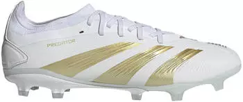 Adidas Predator 24 Pro FG (IF6329) cloud white/gold metallic/sandy beige met