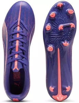 Puma Ultra 5 Play FG/AG (107689) lapis lazuli/white/sunset glow – Puma Ultra 5 Play FG/AG (107689) lapis lazuli/white/sunset glow: Der perfekte Fußballschuh für verschiedene Untergründe