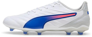 Puma King Pro FG/AG (107862) white/bluemazing/flat light gray