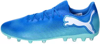 Puma Future 7 Play MG (107941) hyperlink blue/mint/white