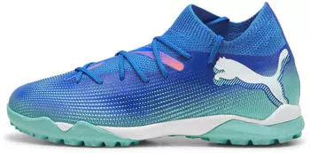 Puma Future 7 Match TT Teenager (107948) bluemazing/white/electric peppermint