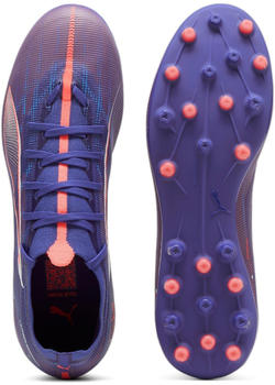 Puma Ultra 5 Match MG (107894) lapis lazuli/white/sunset glow – Puma Ultra 5 Match MG lapis lazuli – Vielseitige Kunstrasen-Fußballschuhe für verschiedene Böden