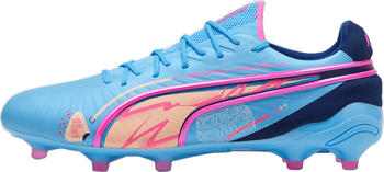 Puma King Ultimate Volume UP FG/AG (108069) luminous blue/poison pink/blazing blue