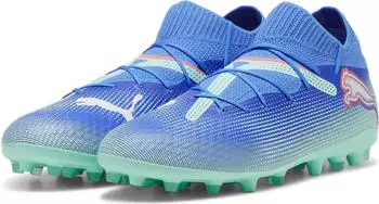 Puma Future 7 Pro MG (107927) bluemazing/white/electric peppermint – Puma Future 7 Pro MG: Perfekte Ballkontrolle auf jedem Untergrund