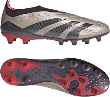 Adidas Predator Elite Laceless AG (IH5916) platinum metallic/aurora black/carbon