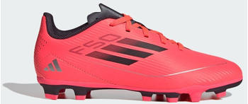 Adidas F50 Club FxG Kids (IF1379) turbo/aurora black/platinum metallic