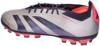 Adidas Predator Elite 2G/3G AG (IF6315) platinum metallic/aurora black/turbo – Geschwindigkeitsorientiertes Spiel auf Kunstrasen