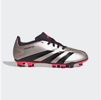 Adidas Predator Club FxG Kids (IF6423) platinum metallic/aurora black/turbo