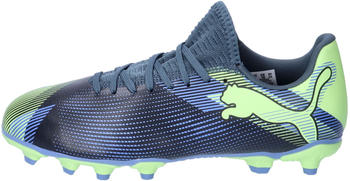 Puma Future 7 Play FG/AG Teenager (107949) gray skies/elektro purple/fizzy apple/white