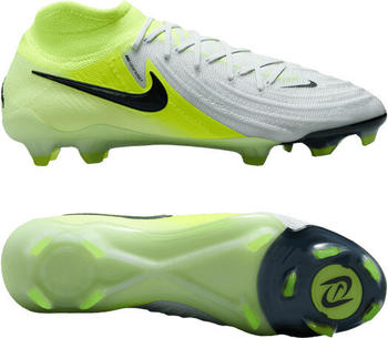 Nike Phantom Luna 2 Elite FG High-Top (FJ2572) metallic silver/volt/black – Nike Phantom Luna 2 Elite FG High-Top – Ballkontrolle trifft auf explosive Wendigkeit