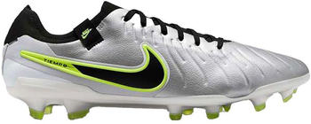 Nike Tiempo Legend 10 Pro FG (DV4333) metallic silver/volt/black