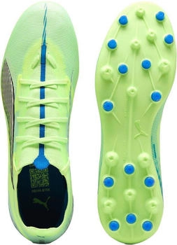 Puma Ultra 5 Match MG (107894-03) fizzy apple/white/bluemazing – Maximale Agilität durch innovative Sohlenstruktur