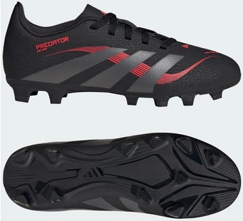Adidas Predator Club Kids FG/MG (ID3812) core black/grey four/lucid red – Adidas Predator Club Kids FG/MG (ID3812) core black/grey four/lucid red für junge Ballkünstler