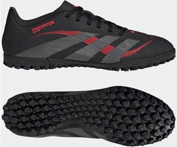 Adidas Predator Club TF (ID3783) core black/grey four/lucid red – Adidas Predator Club TF (ID3783) core black/grey four/lucid red - Dominanz auf dem Kunstrasen