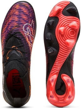 Puma Future 8 Match FG/AG (108140-01) black/white/glowing red – Überragende Ballkontrolle für spielentscheidende Momente