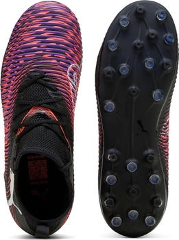 Puma Future 8 Match MG Teenager (108385-01) black/white/glowing red – Vielseitiger Begleiter für unterschiedliche Terrains