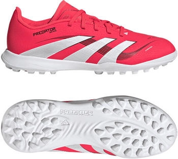Adidas Predator League TF Multinocken-Fußballschuhe Kinder ID3798 lucid rot cloud weiß core schwarz