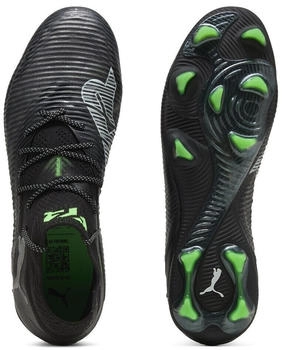 Puma Future 8 Ultimate FG (108138-02) black/cool light gray/fluo green – Überragende Ballkontrolle für spielentscheidende Momente